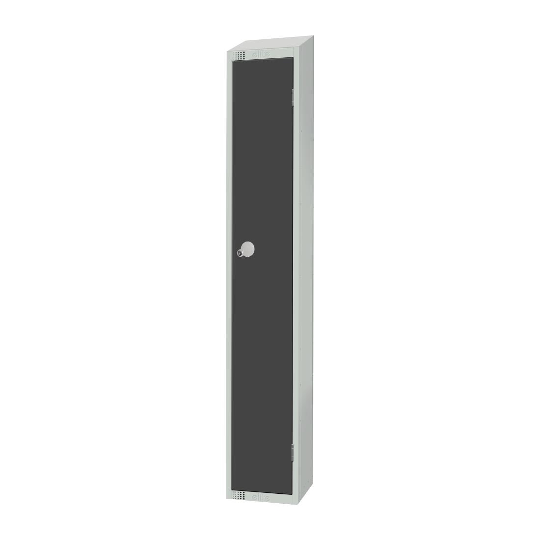 Elite Single Door Manual Combination Locker Locker Graphite Grey