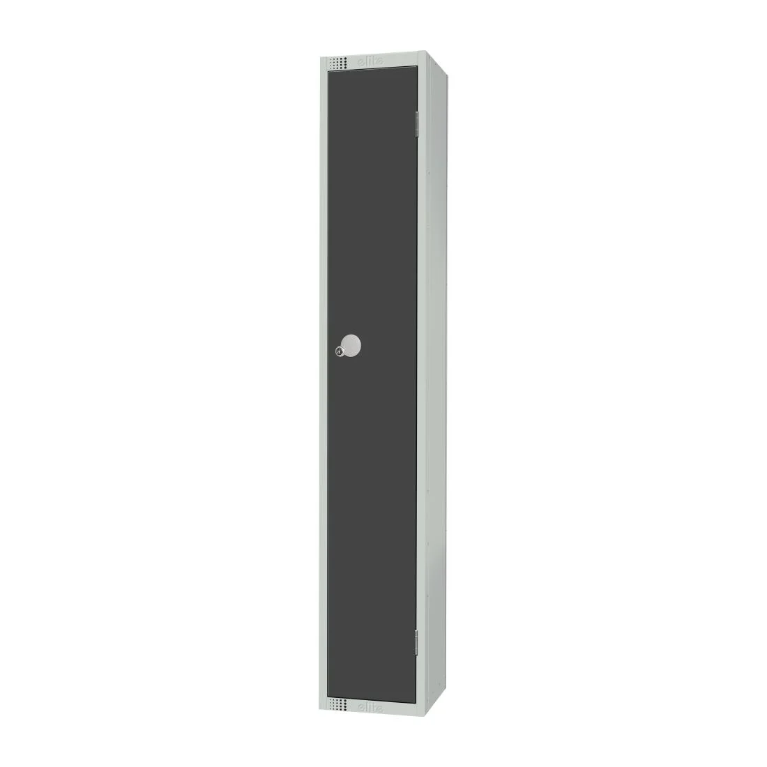 Elite Single Door Padlock Locker Graphite Grey - Image 2