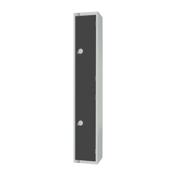 Elite Double Door Manual Combination Locker Locker Graphite Grey