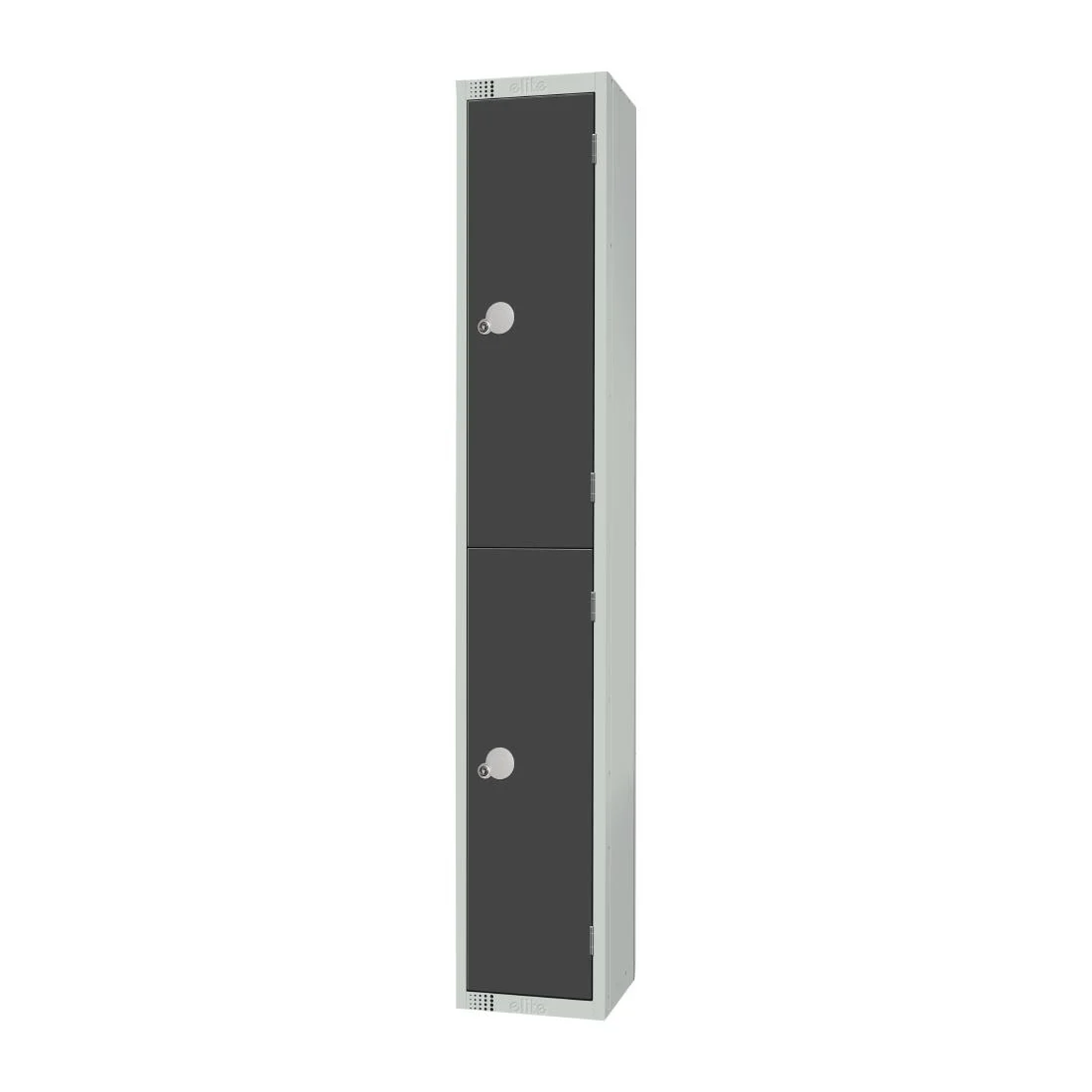 Elite Double Door Camlock Locker Graphite Grey - Image 2
