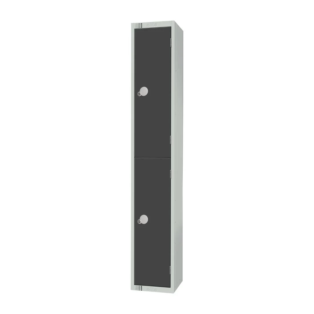 Elite Double Door Padlock Locker Graphite Grey - Image 2