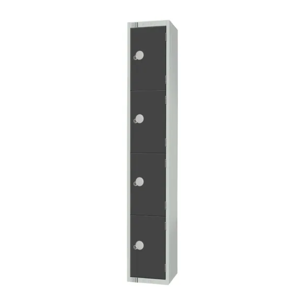 Elite Four Door Manual Combination Locker Locker Graphite Grey