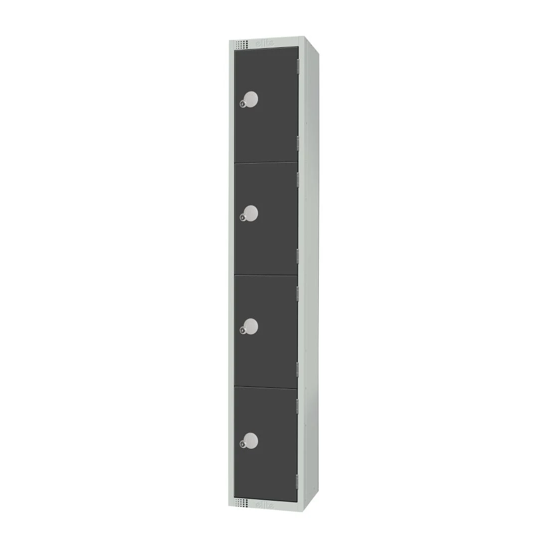 Elite Four Door Coin Return Locker Graphite Grey