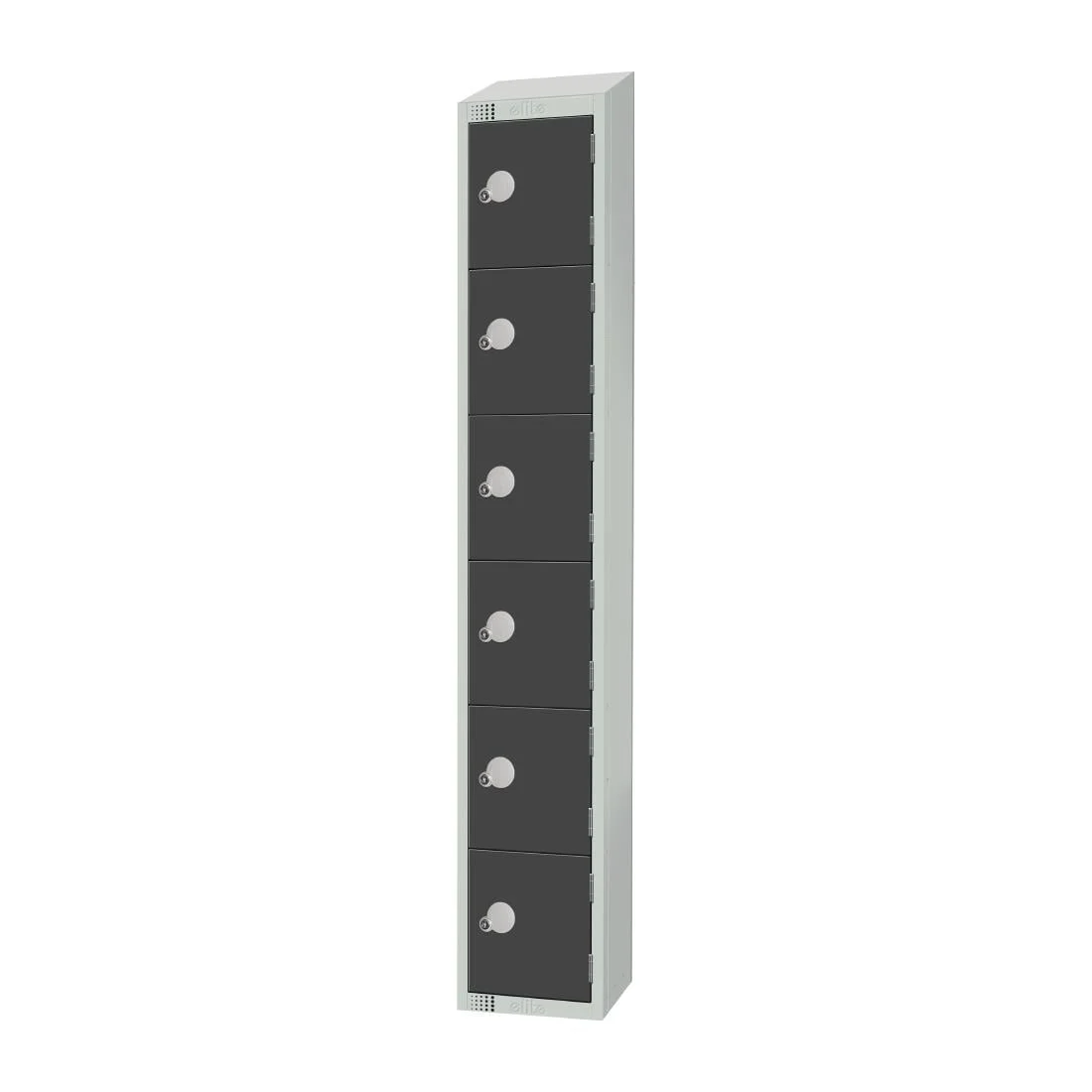 Elite Six Door Manual Combination Locker Locker Graphite Grey - Image 2
