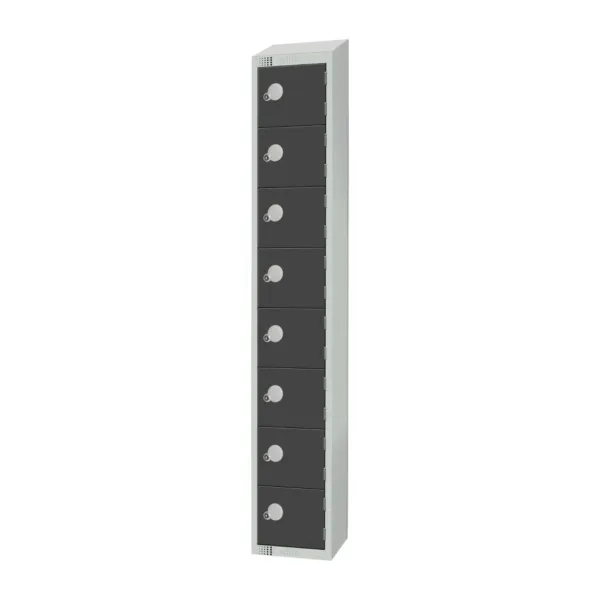 Elite Eight Door Manual Combination Locker Locker Graphite Grey