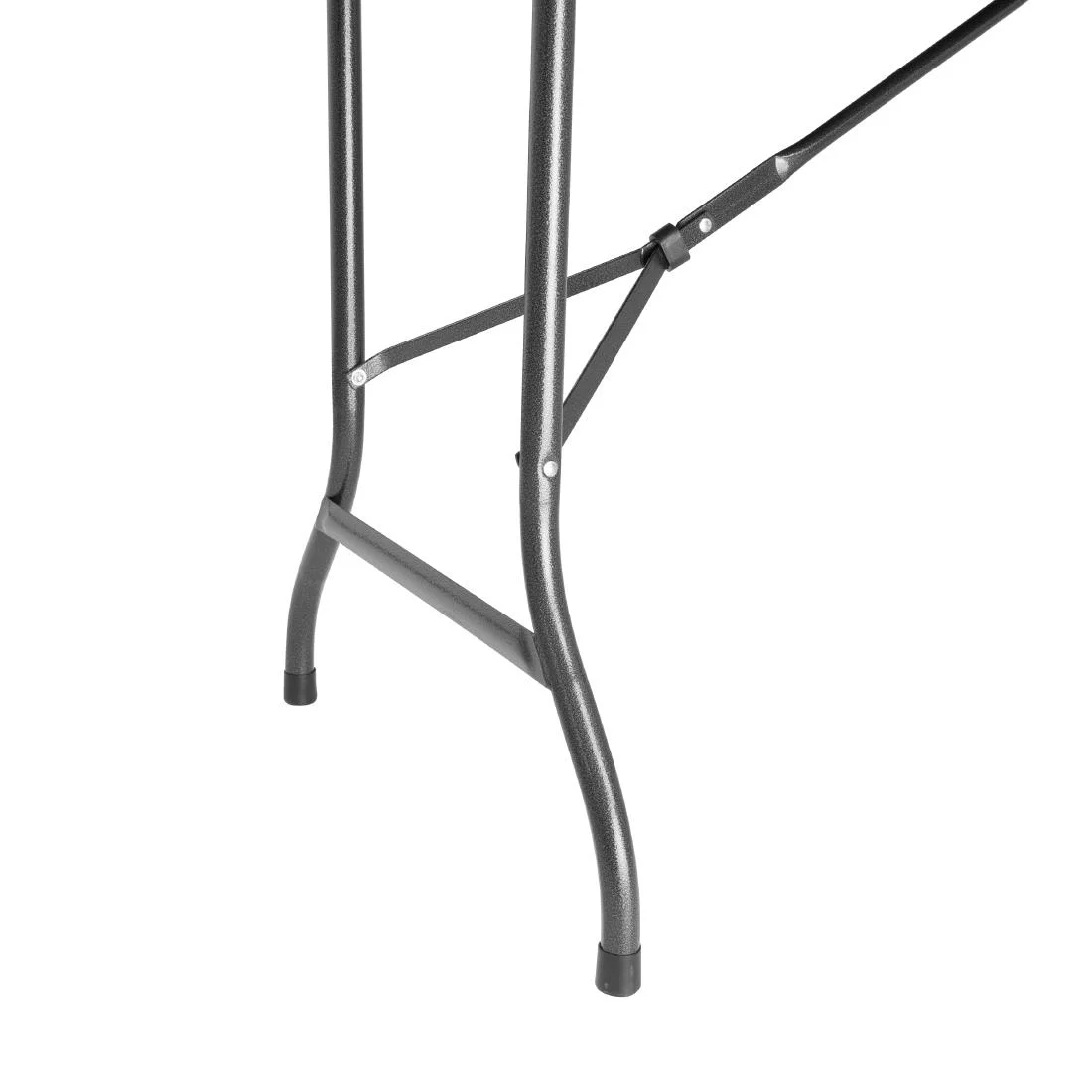 Bolero Rattan Rectangular Centre Folding Table Black 6ft - Image 3