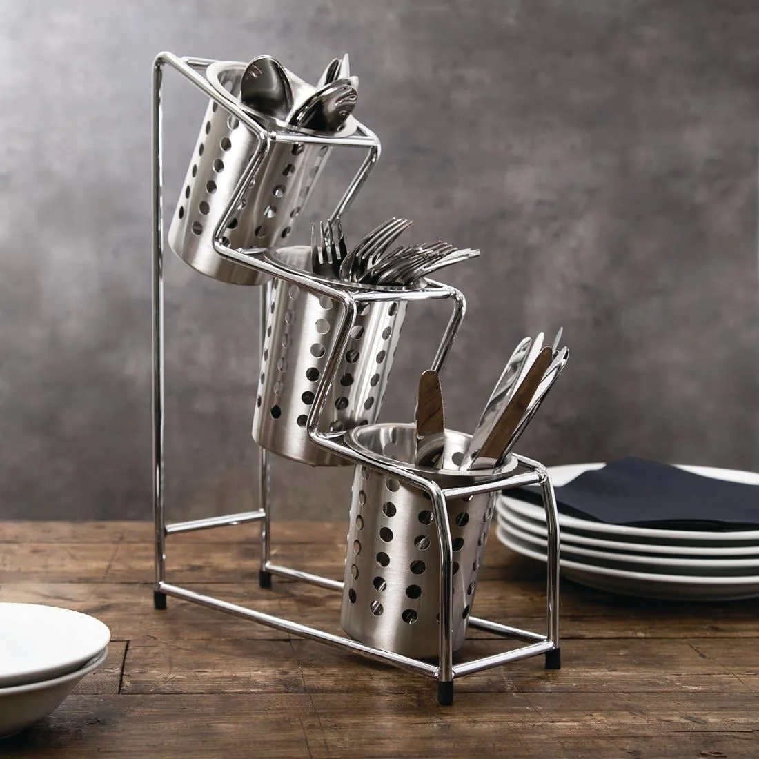 Round Cutlery Basket - Image 2