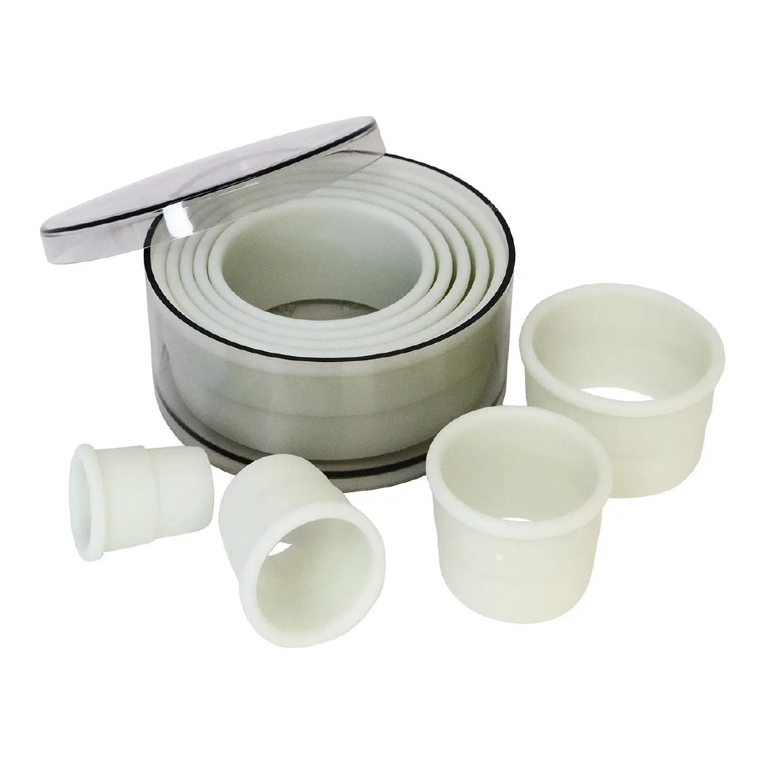 Schneider Plain Round Pastry Cutters Set of 9 - Image 5
