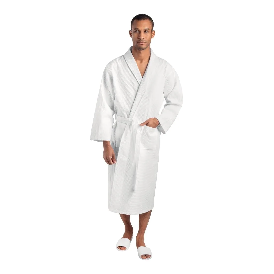 Mitre Comfort Langley Bathrobe White Extra Large - Image 3