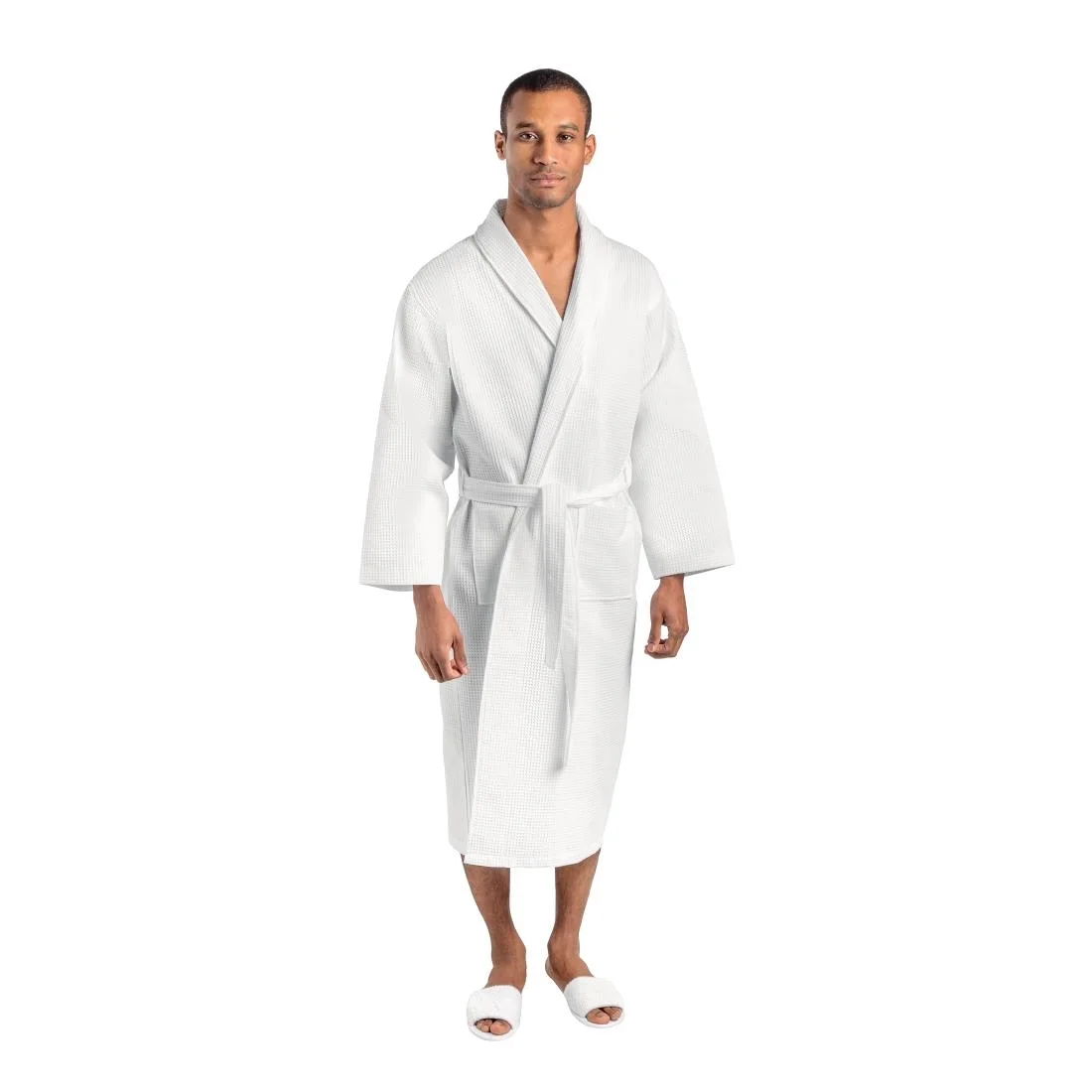 Mitre Comfort Langley Bathrobe White Large - Image 2