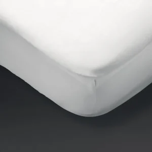 Mitre Essentials Pyramid Fitted Sheet White Double