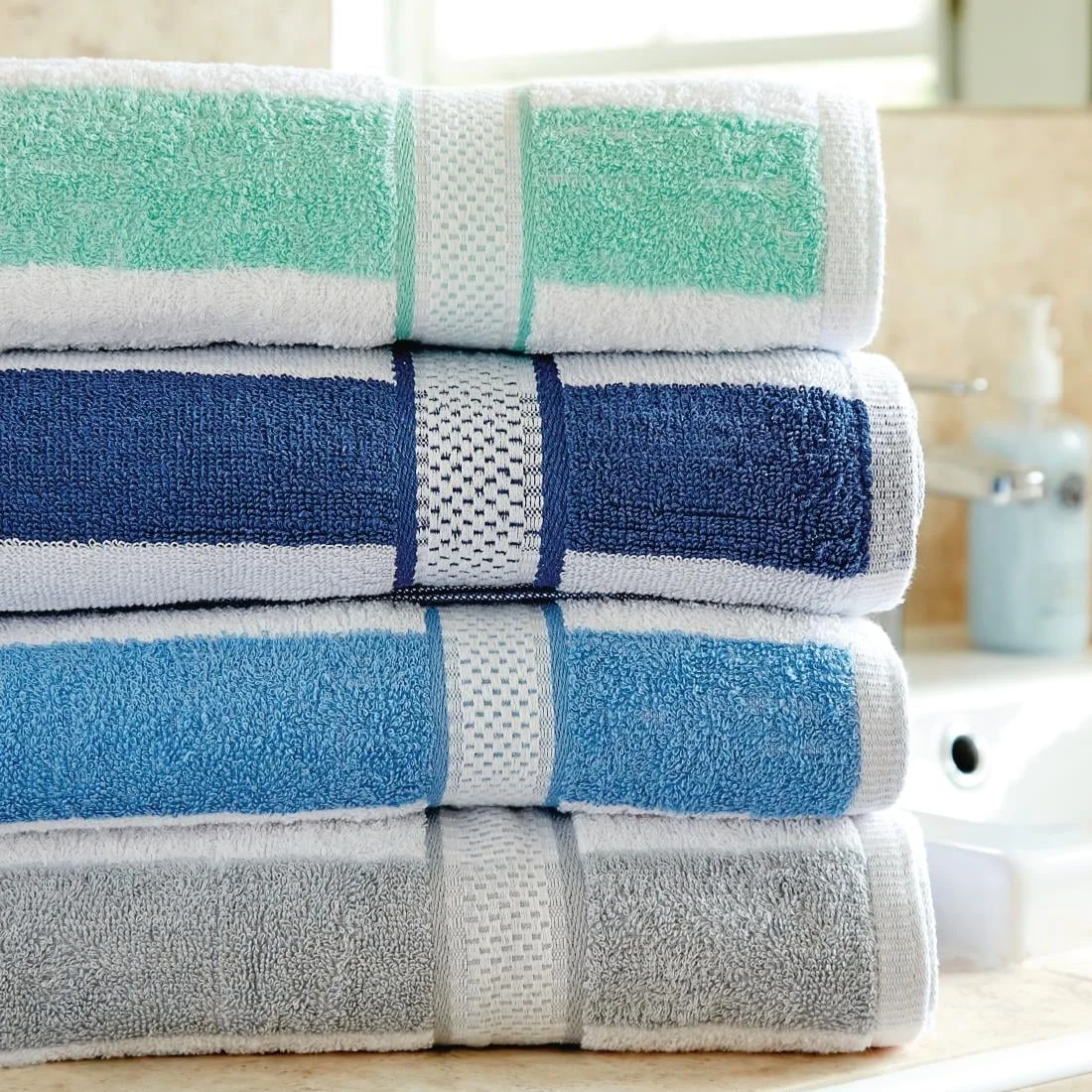 Mitre Comfort Splash Towel Grey - Image 2