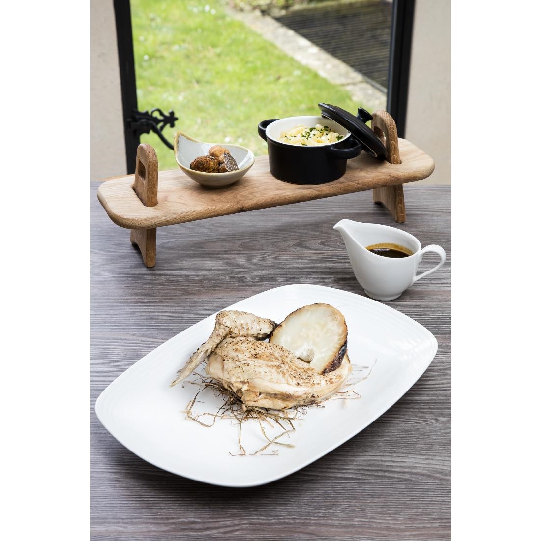 Olympia Mini Round Pots Black 142ml 5oz