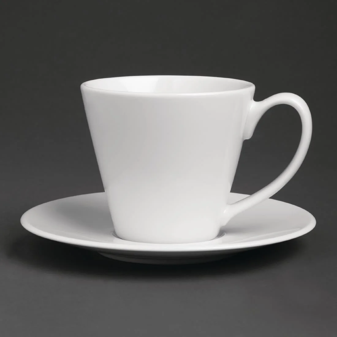 Royal Porcelain Classic White Tea Cup Saucer 145mm - Image 3