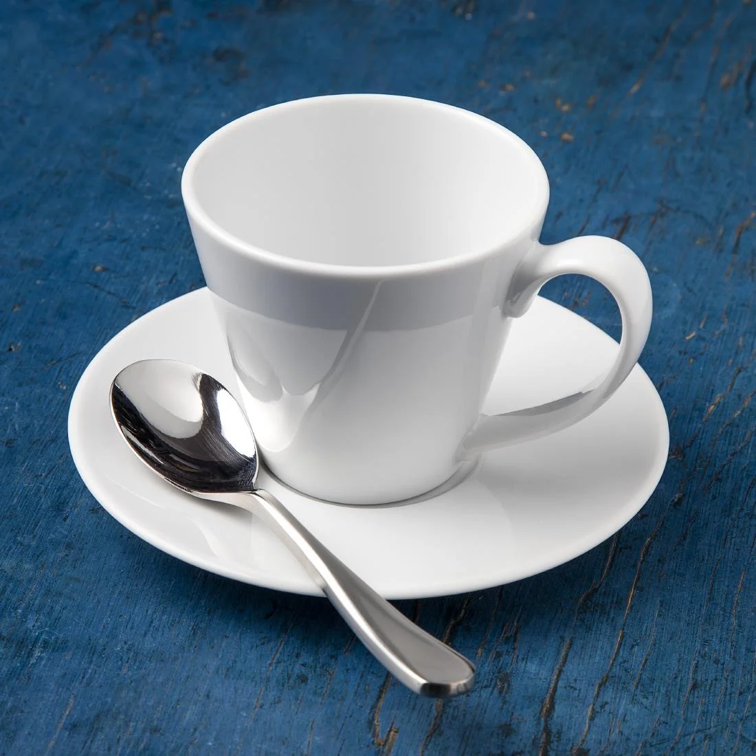 Royal Porcelain Classic White Tea Cup Saucer 145mm - Image 5