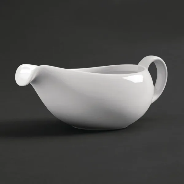 Royal Porcelain Classic White Gravy Boat 380ml