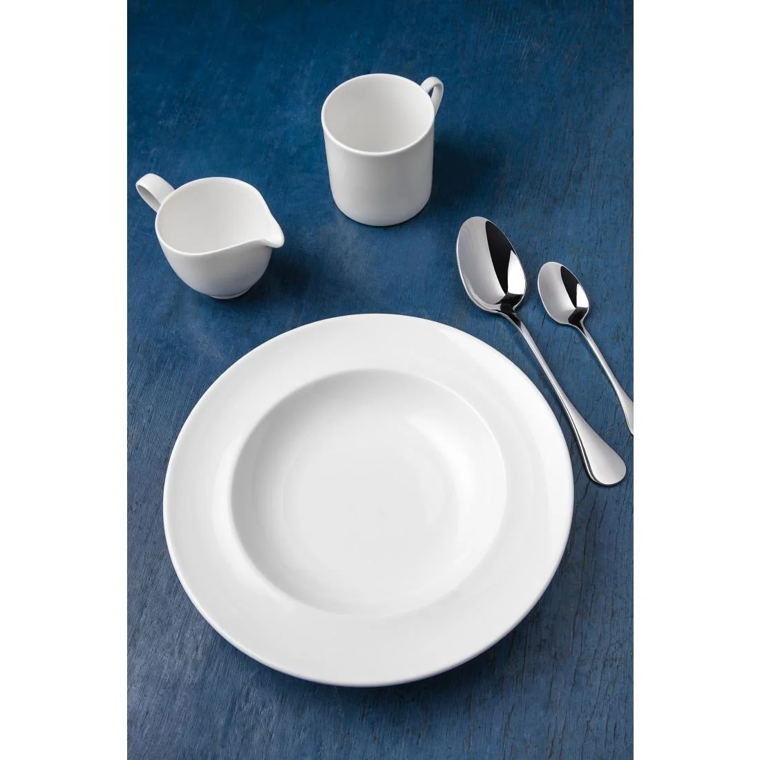 Royal Porcelain Classic White China Mugs 330ml - Image 3