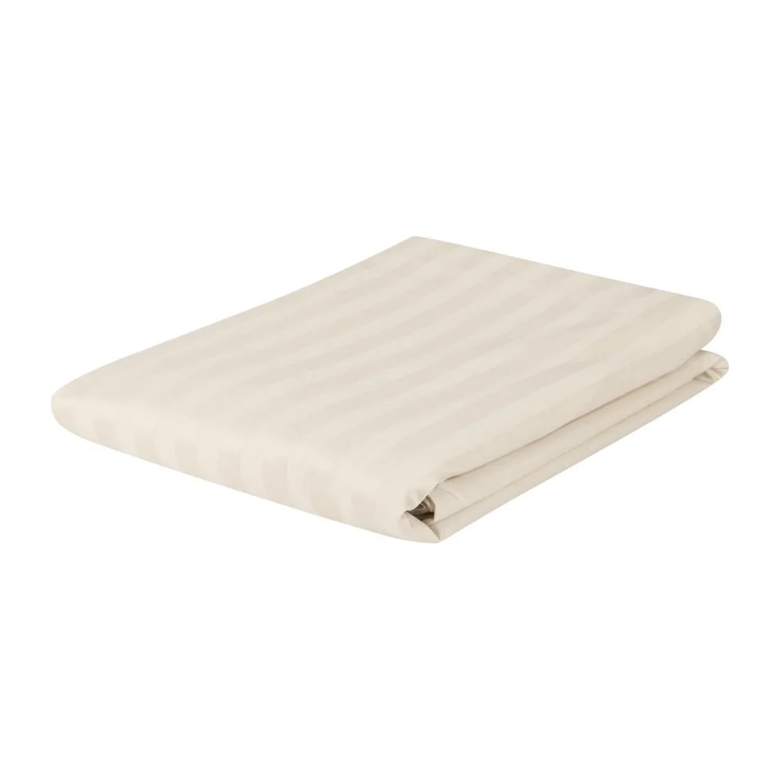 Mitre Comfort Satin Duvet Cover Oatmeal Double - Image 3