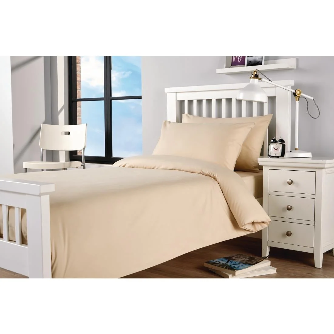 Mitre Essentials Spectrum Duvet Cover Oatmeal Double