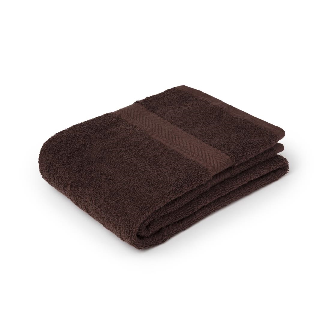 Mitre Essentials Nova Hand Towel Chocolate