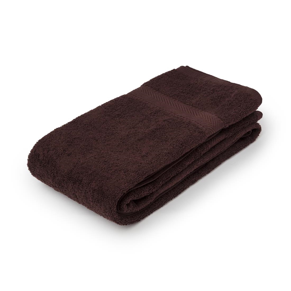 Mitre Essentials Nova Bath Towel Chocolate
