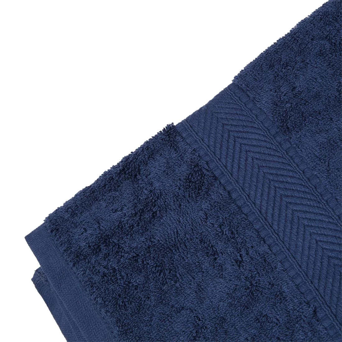 Mitre Essentials Nova Bath Sheet Navy - Image 3