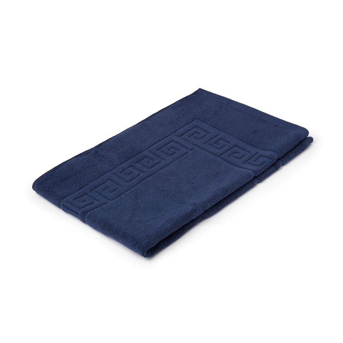 Mitre Essentials Nova Bath Mat Navy