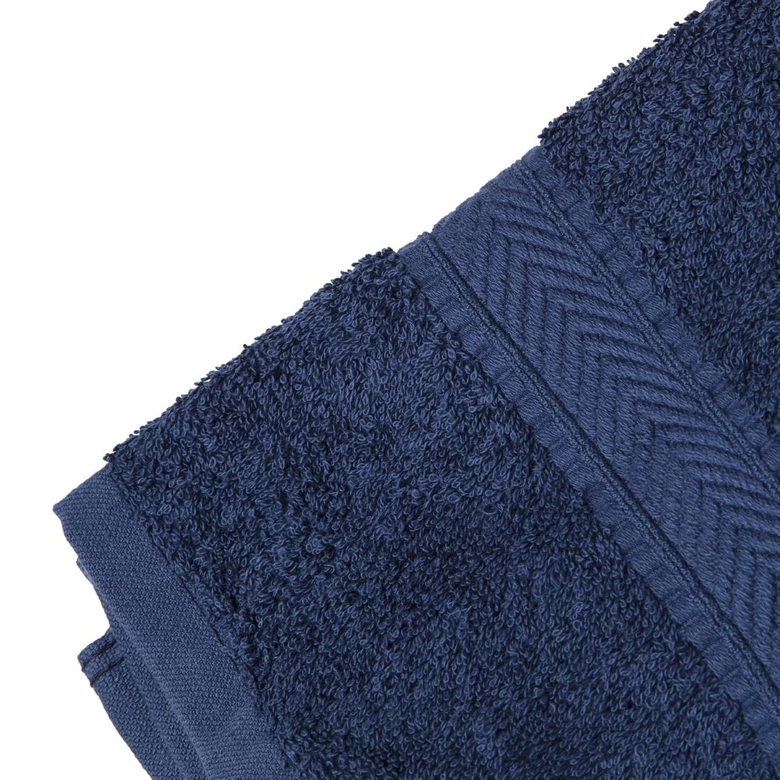 Mitre Essentials Nova Hand Towel Navy - Image 4
