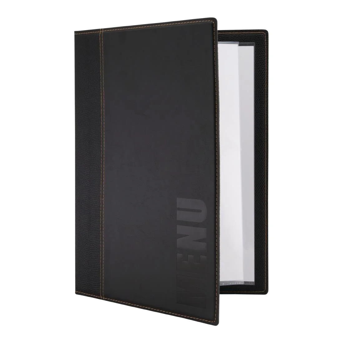 Securit Contemporary Menu Cover Black A4 - Image 5