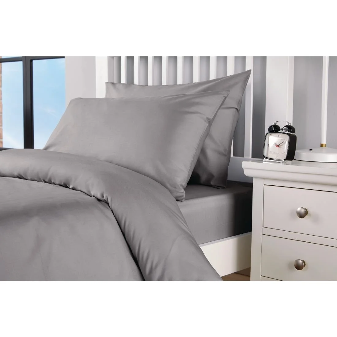 Mitre Essentials Spectrum Duvet Covers Grey - Image 2