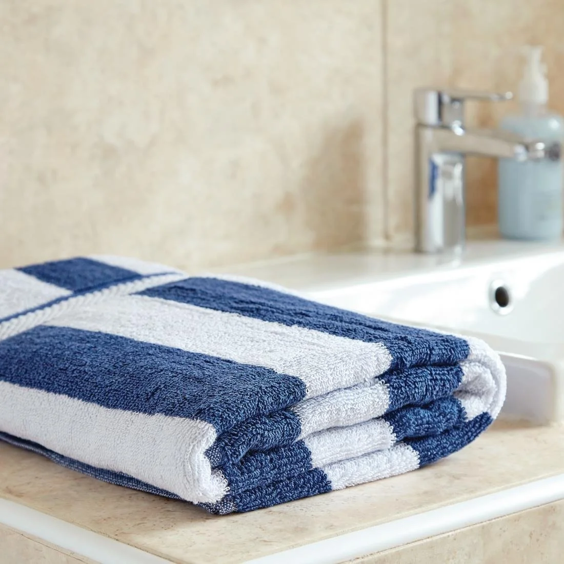 Mitre Comfort Splash Towel Navy - Image 1