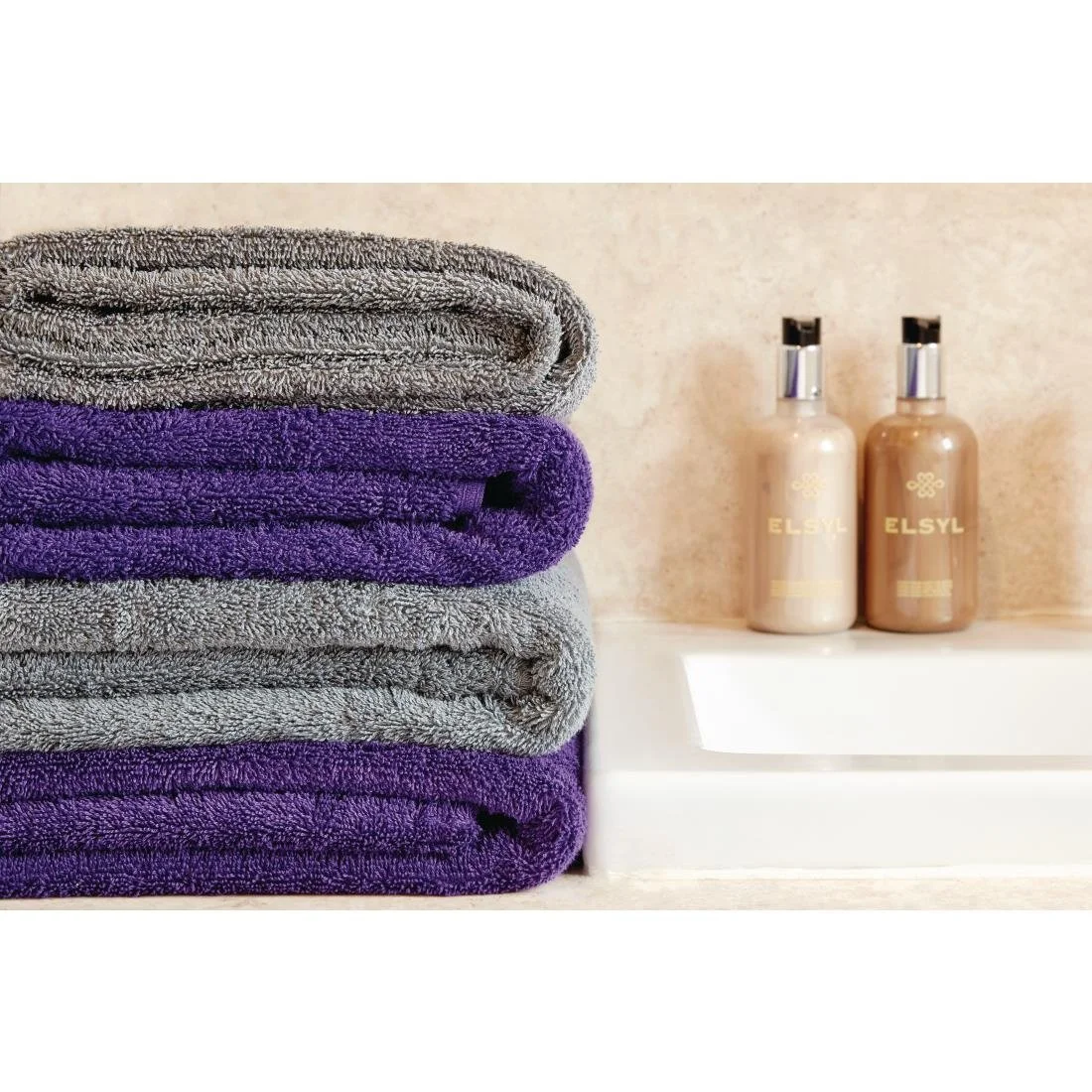 Mitre Comfort Enigma Towels Purple - Image 1