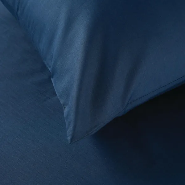 Mitre Essentials Spectrum Housewife Pillowcase Navy