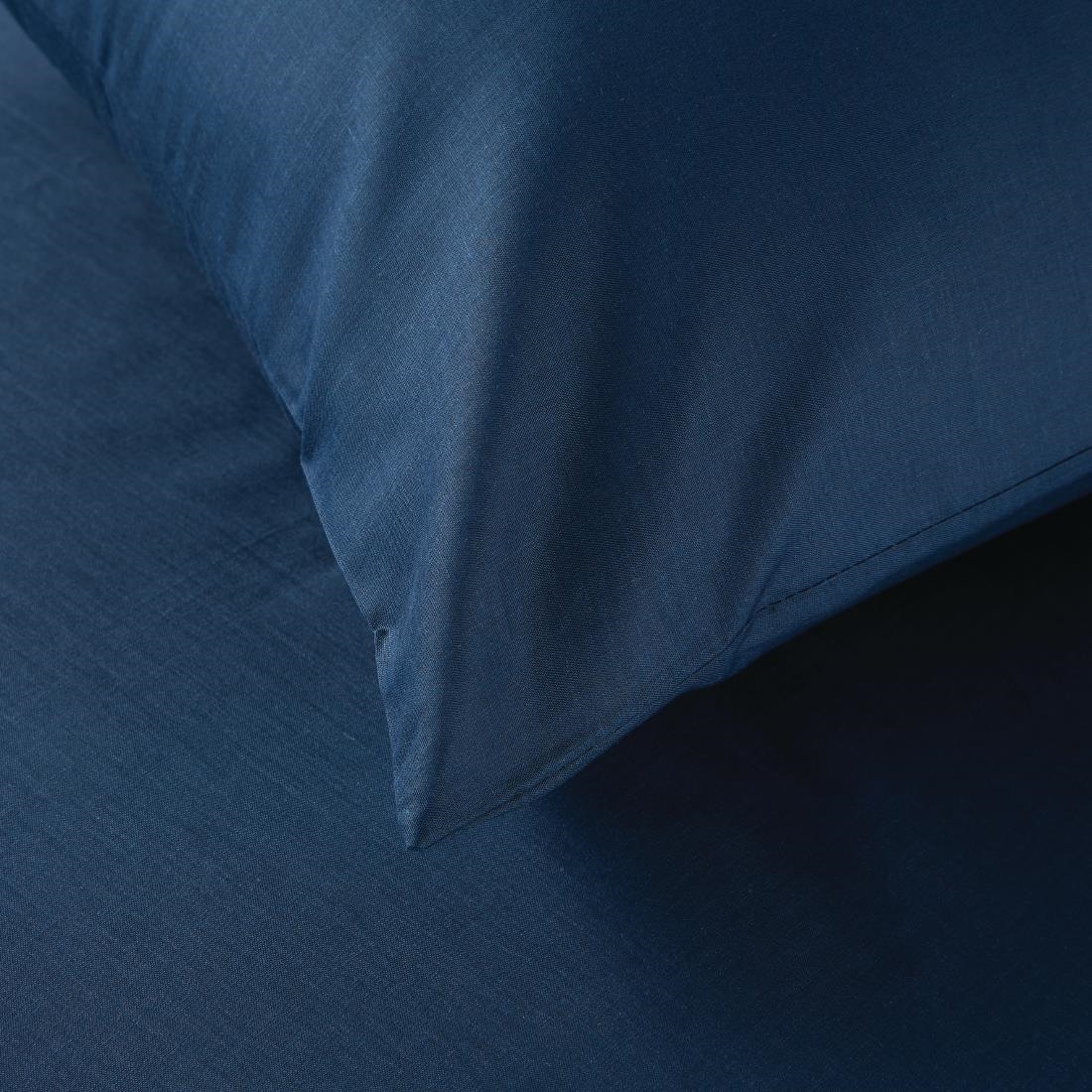 Mitre Essentials Spectrum Housewife Pillowcase Navy