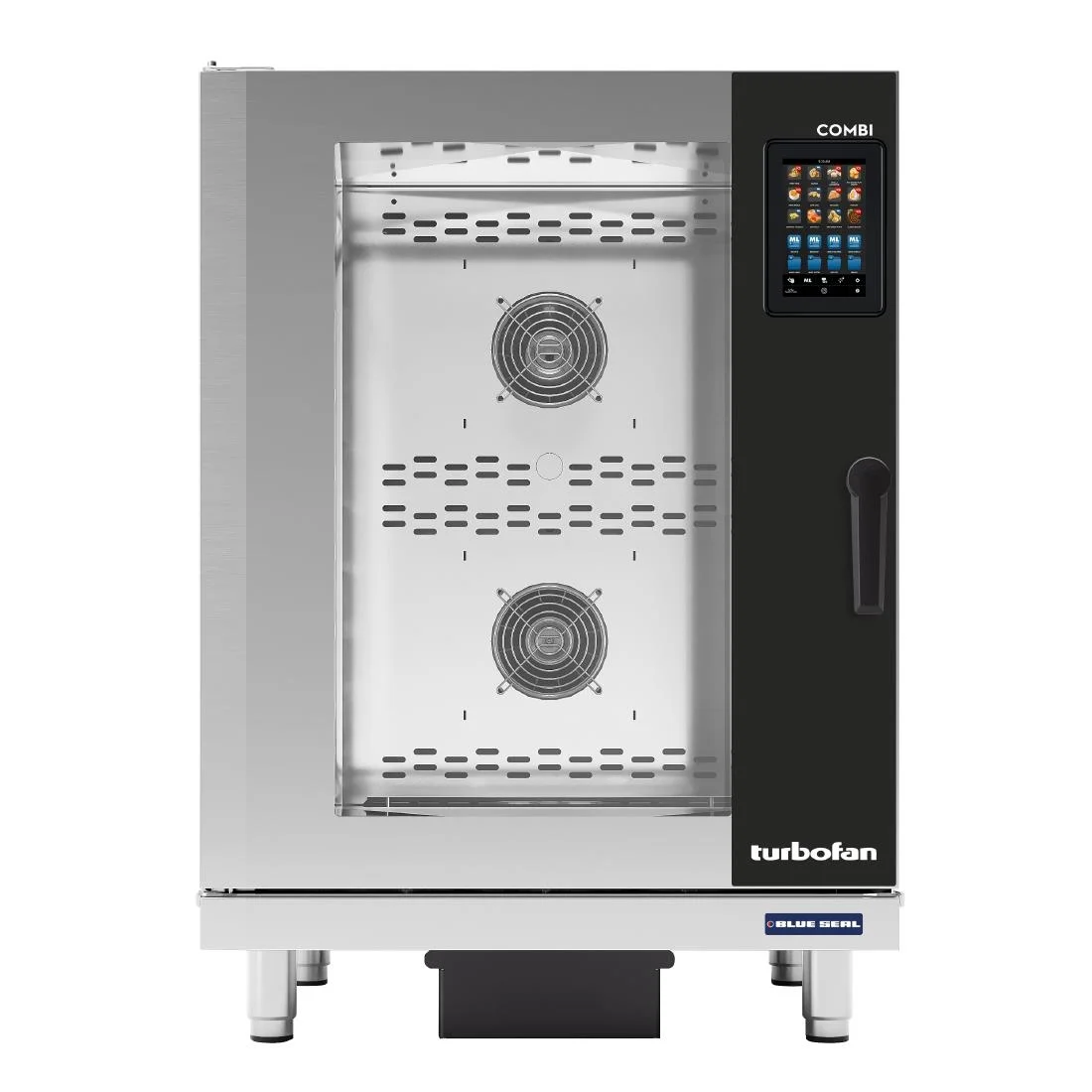 Blue Seal Turbofan 10 Grid Touch Control Combi Oven with Auto Wash EC40D10