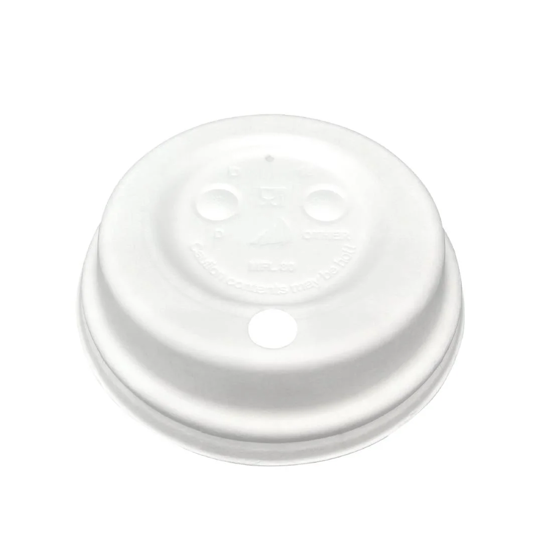 Huhtamaki Wood Fibre Hot Cup Lid 90mm (1500 Pack) - Image 1