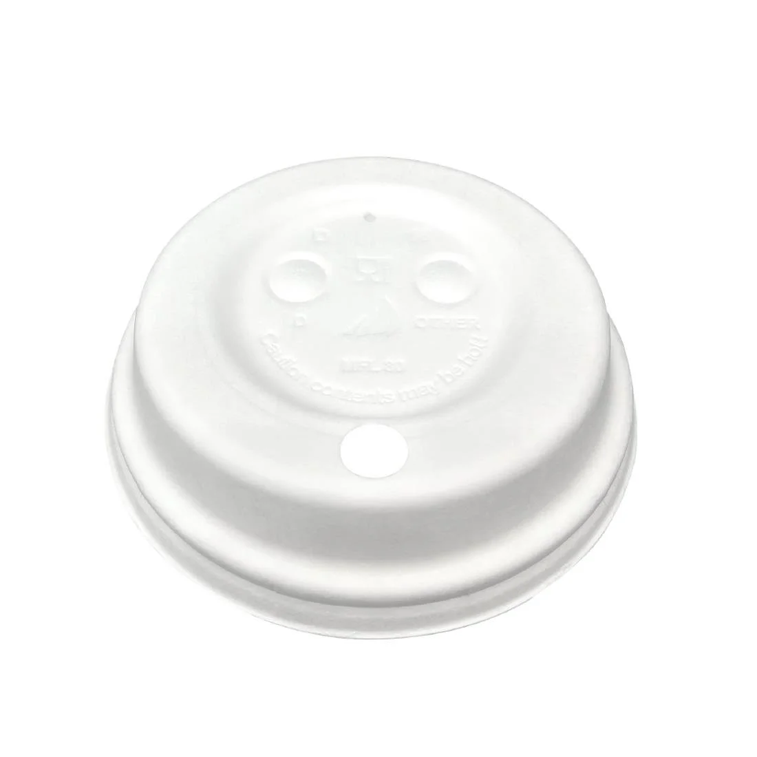 Huhtamaki Wood Fibre Hot Cup Lid 90mm (1500 Pack) - Image 1