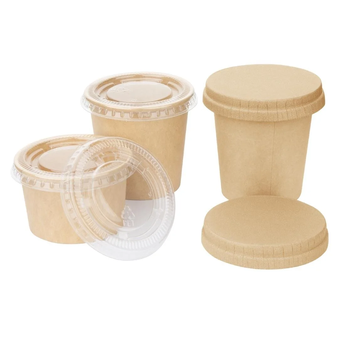 Fiesta Recyclable Paper Lids for Portion Pots (1000 Pack) - Image 5