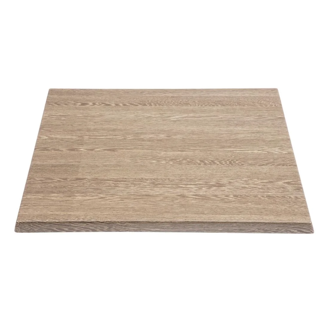Bolero Pre-Drilled Square Table Top Wenge Grain 700mm - Image 2