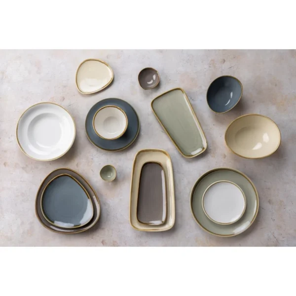 Olympia Kiln Round Plate Moss 280mm
