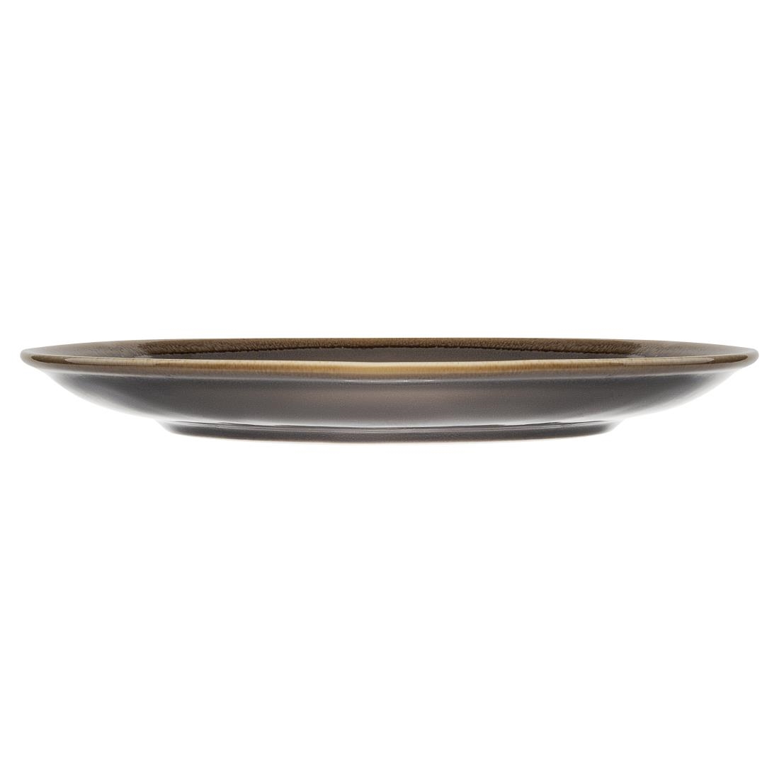 Olympia Kiln Round Coupe Plate Smoke 280mm