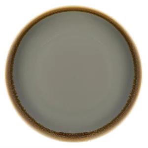 Olympia Kiln Round Coupe Plate Smoke 230mm
