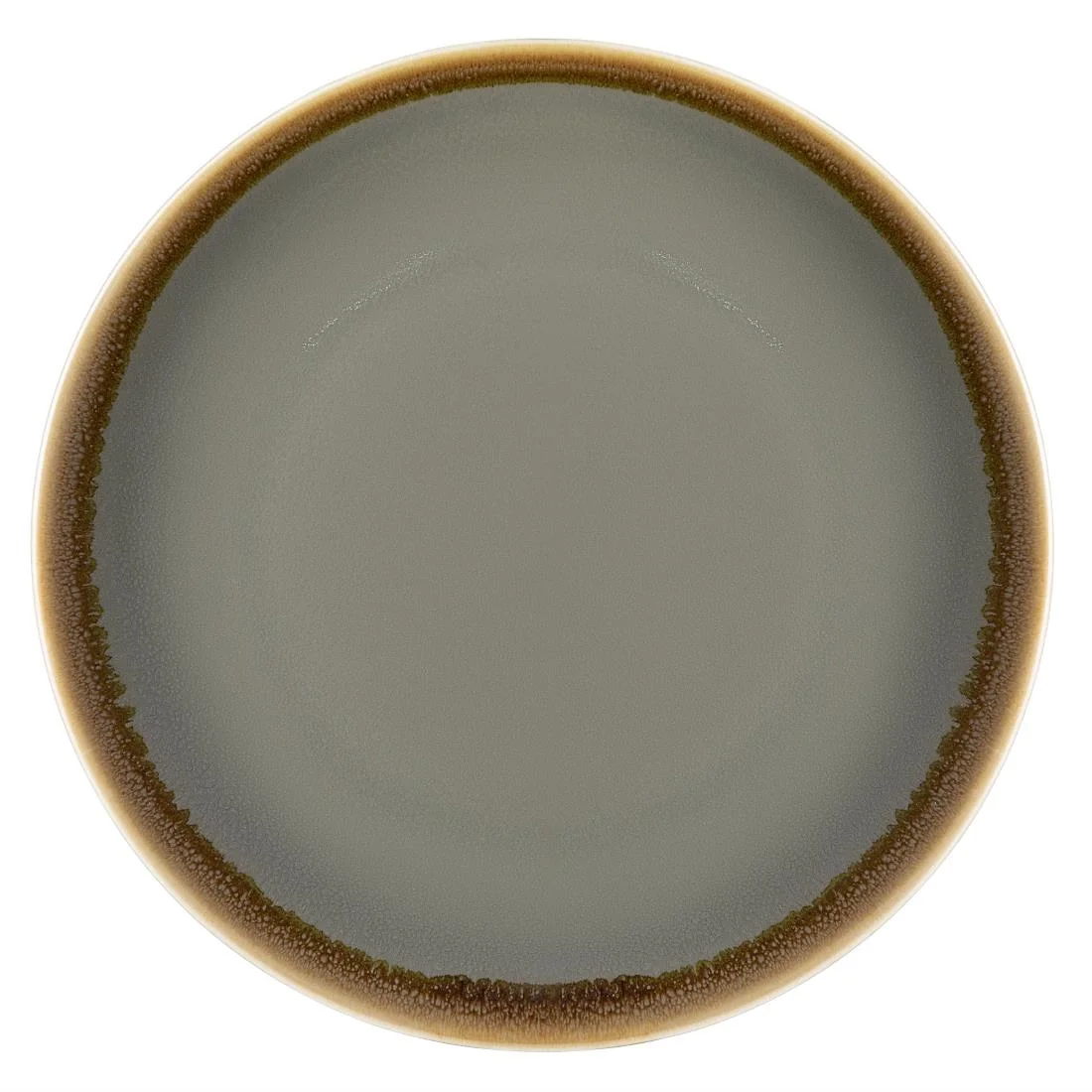 Olympia Kiln Round Coupe Plate Smoke 230mm