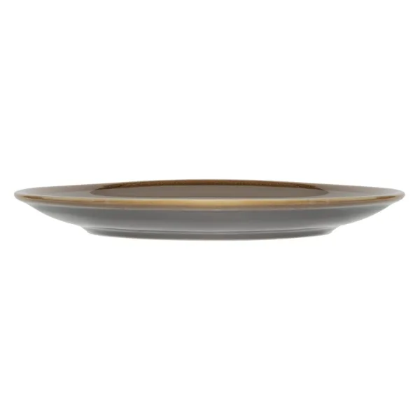 Olympia Kiln Round Coupe Plate Smoke 230mm