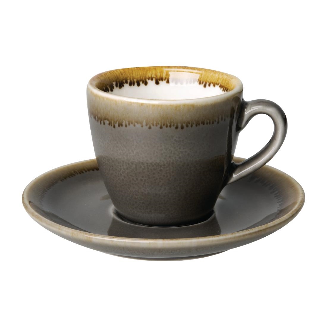 Olympia Kiln Espresso Saucer Smoke
