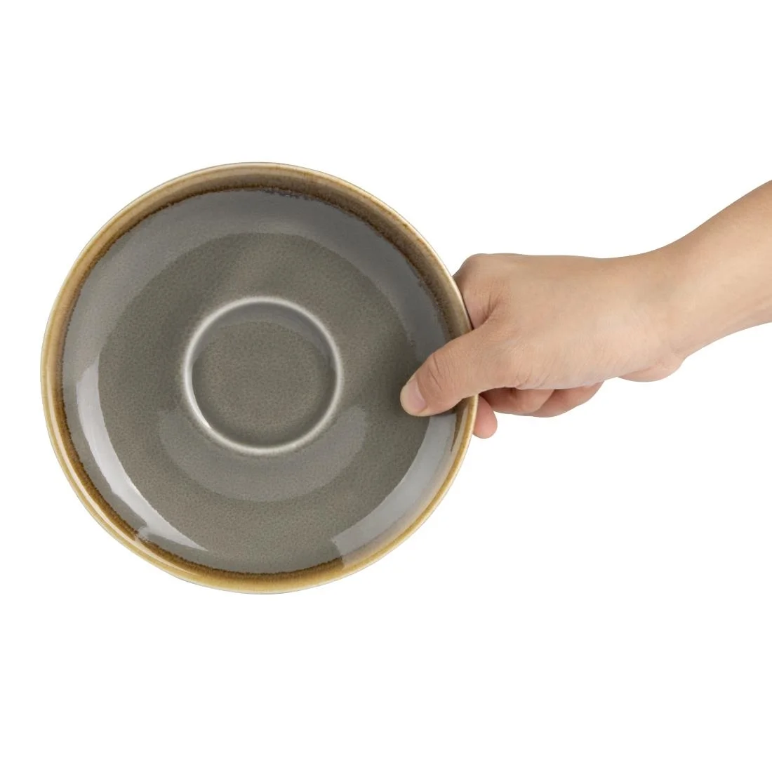 Olympia Kiln Smoke Saucer 160mm - Image 4