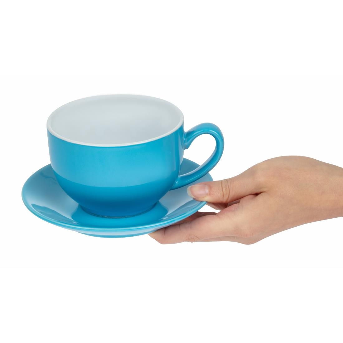 Olympia Cafe Cappuccino Cup Blue 340ml