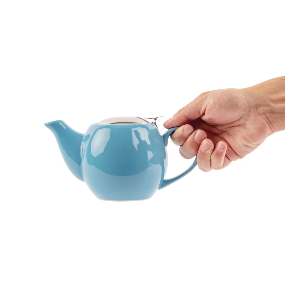Olympia Cafe Teapot 510ml Blue