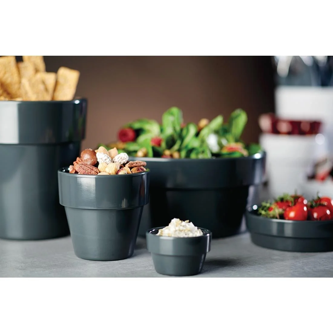APS Flowerpot 60mm Grey - Image 4