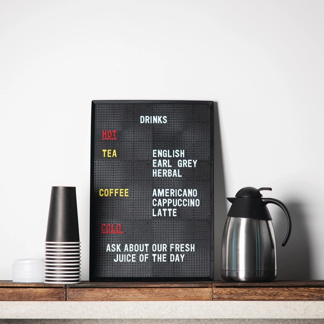 Beaumont Peg Board 20mm Letters 540 Characters Yellow